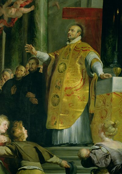 The Vision of St. Ignatius of Loyola (detail) by Peter Paul Rubens